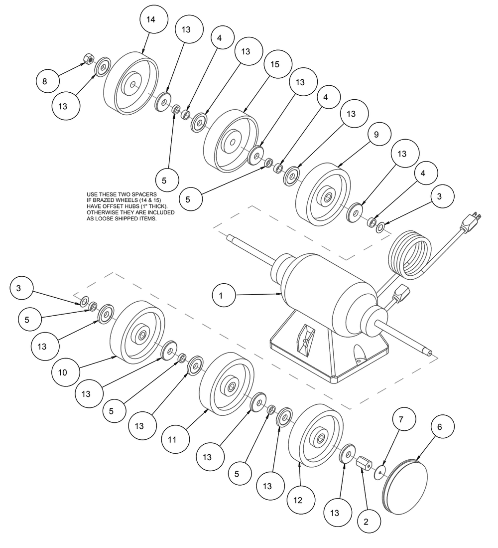 Section 02 Diagram and Parts List for GP6-6 170553 MK Diamond Workbench